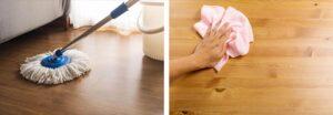 cách lau chùi mặt melamine
