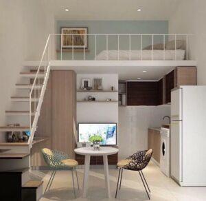 gác lửng nhỏ đẹp