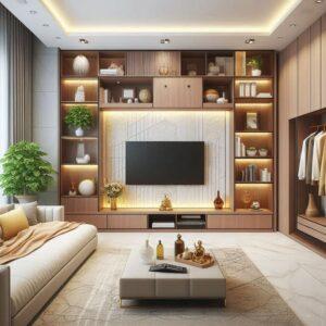 Kệ tivi gỗ công nghiệp