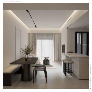 nội thất tối giản cho nhà nhỏ