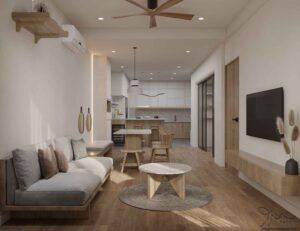 nội thất căn hộ studio