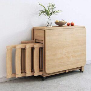 bàn ăn xếp gọn