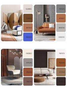 cách phối màu nội thất