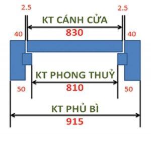 kích thước tiêu chuẩn nội thất
