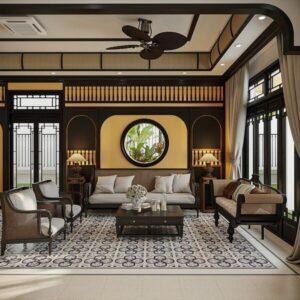 nội thất phong cách Indochine