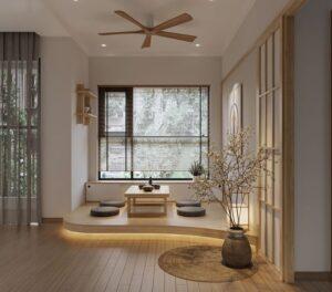 phong cách decor Nhật Bản mùa đông