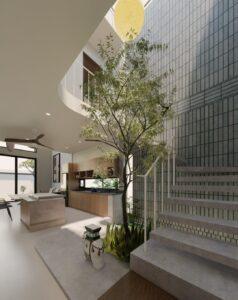 thiết kế không gian mở