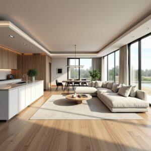 nội thất nhà ống 2 tầng