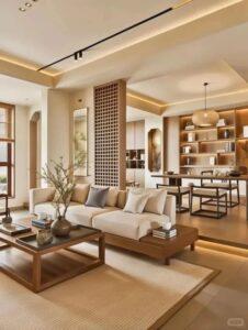 phòng khách nhà ống hẹp